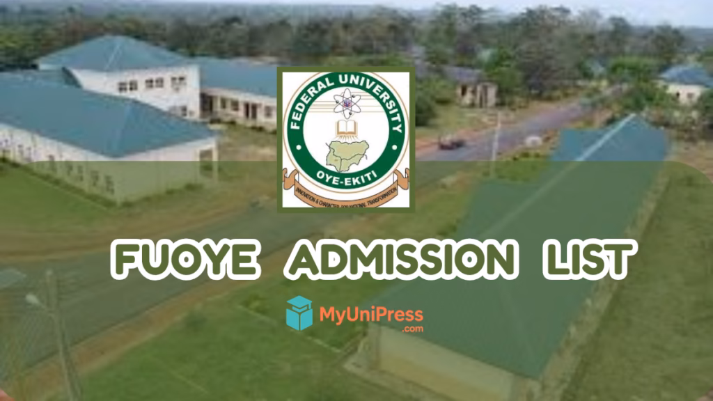 FUOYE Admission List