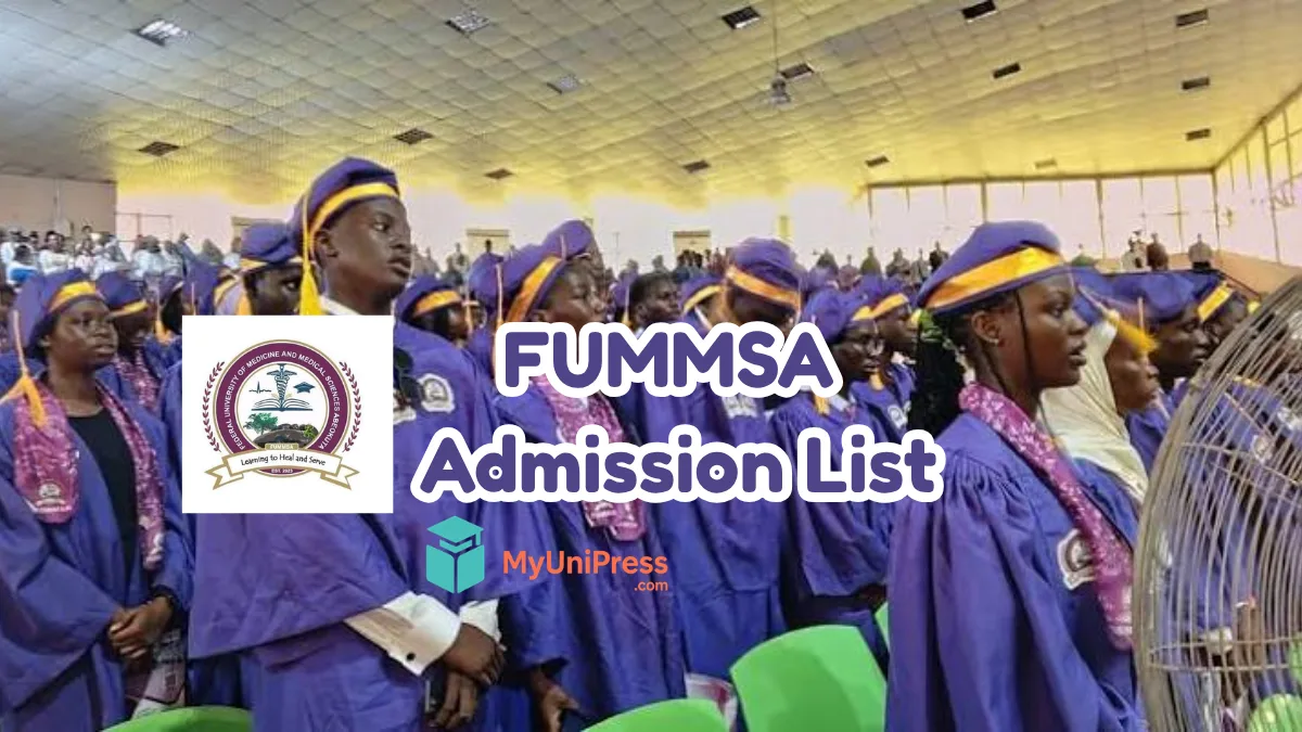 FUMMSA Admission List