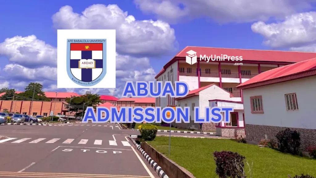 ABUAD Admission List