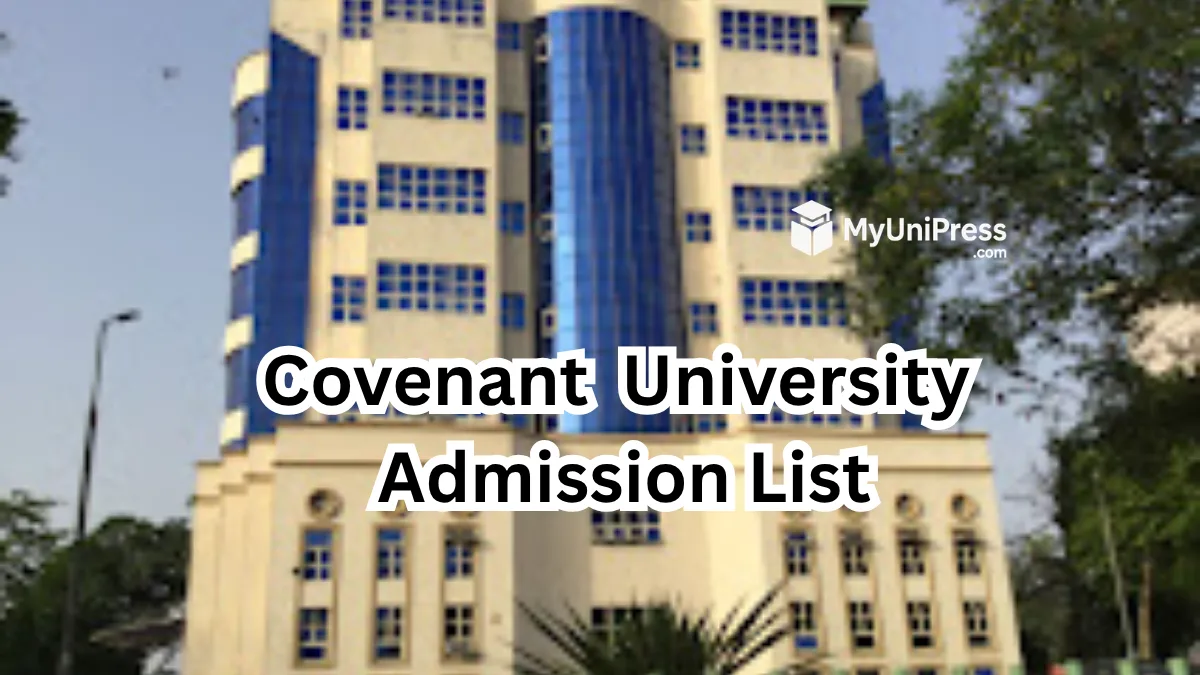 Covenant University Admission List