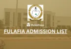 FULAFIA Admission List