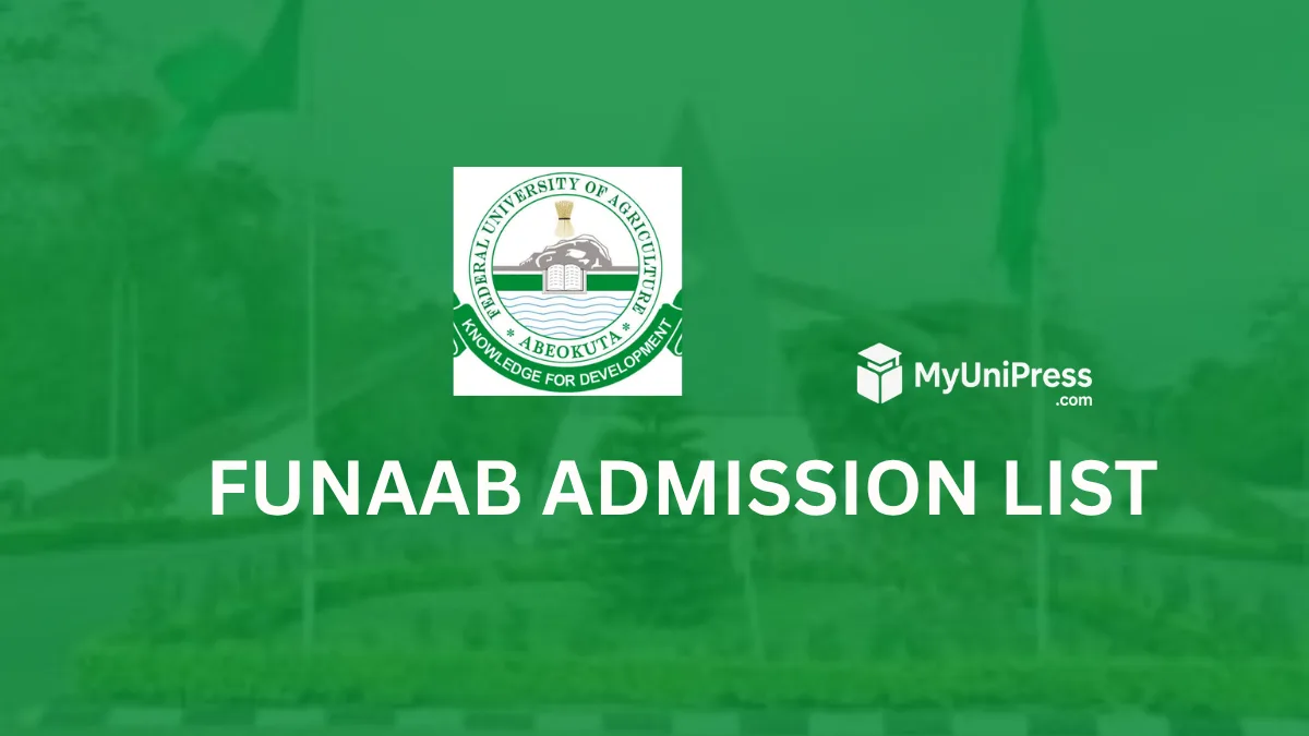 FUNAAB Admission List
