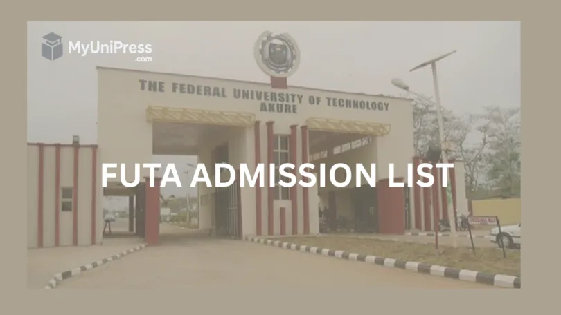 FUTA Admission List