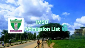 IMSU Admission List