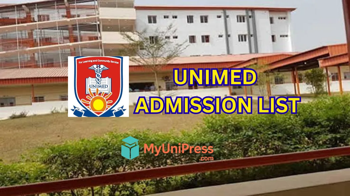 UNIMED Admission List