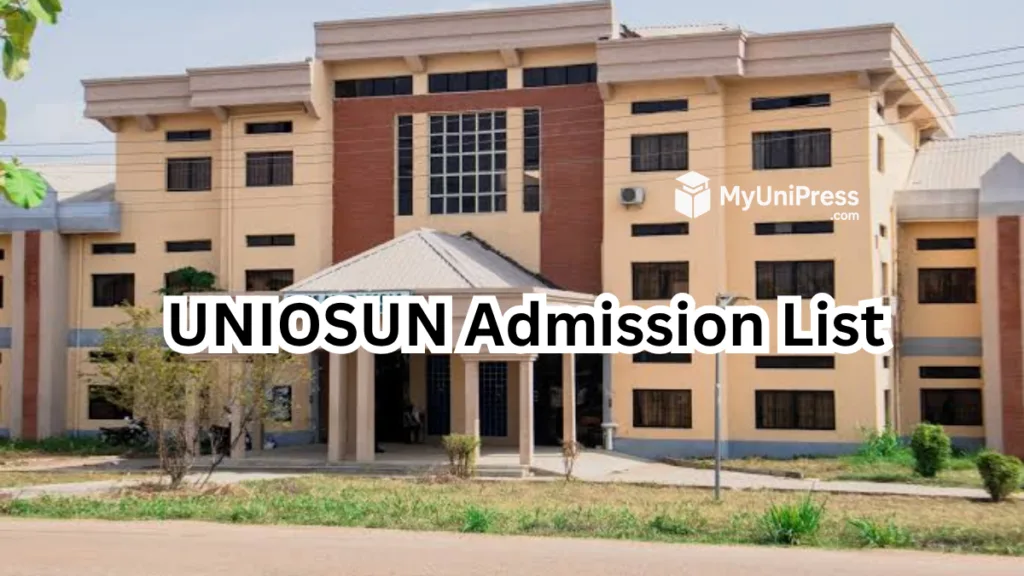 UNIOSUN Admission List